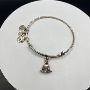 Alex and Ani Buddha Charm Bangle